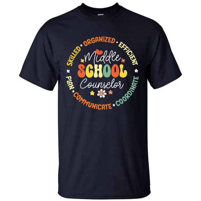 Middle School Counselor Back To School For Teacher Tall T-Shirt