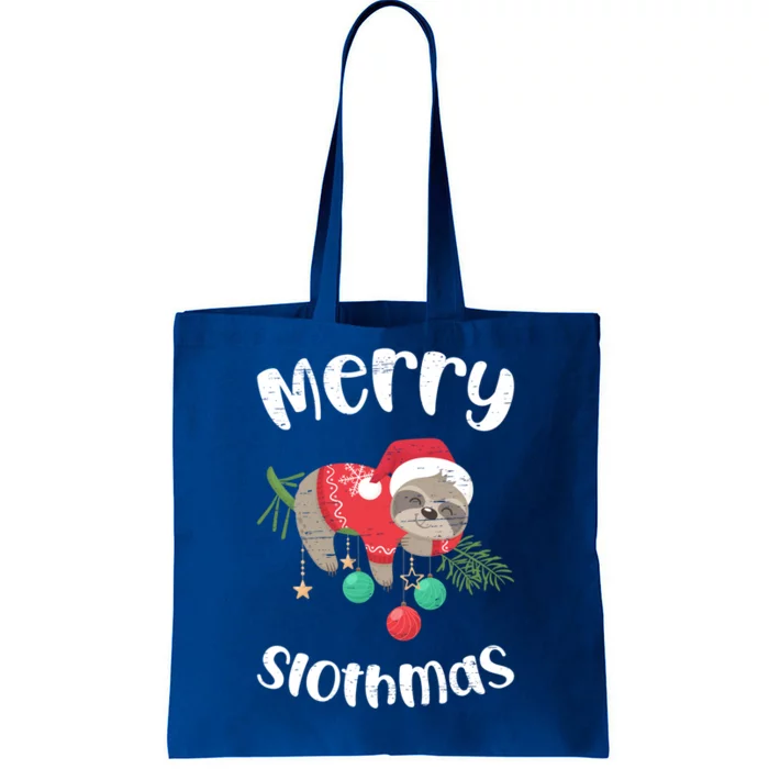 Merry Slothmas Christmas Pajama Xmas Christmas Cool Gift Tote Bag