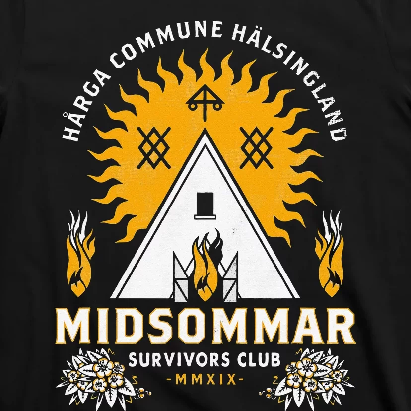 Midsommar Survival Club Scary Horror Summer Festival T-Shirt