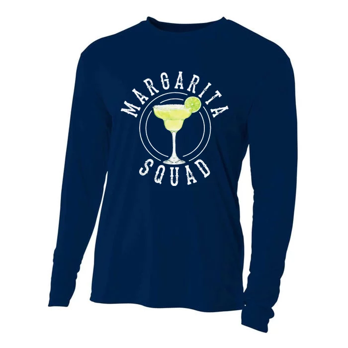 Margarita Squad Cute Tequila Fan Funny Cinco De Mayo Gift Cooling Performance Long Sleeve Crew