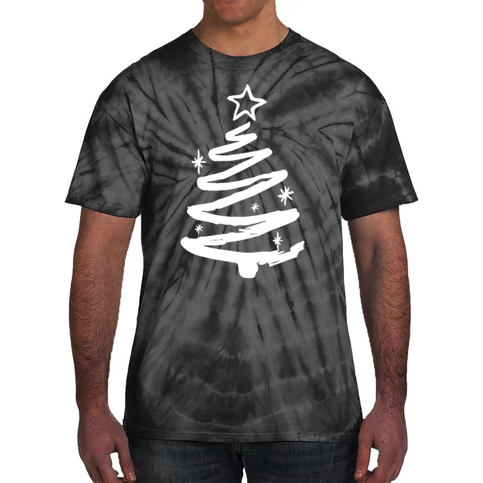 Merry Stellar Christmas Tie-Dye T-Shirt