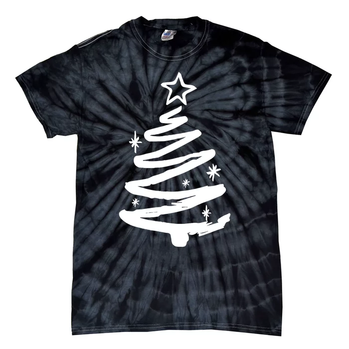 Merry Stellar Christmas Tie-Dye T-Shirt