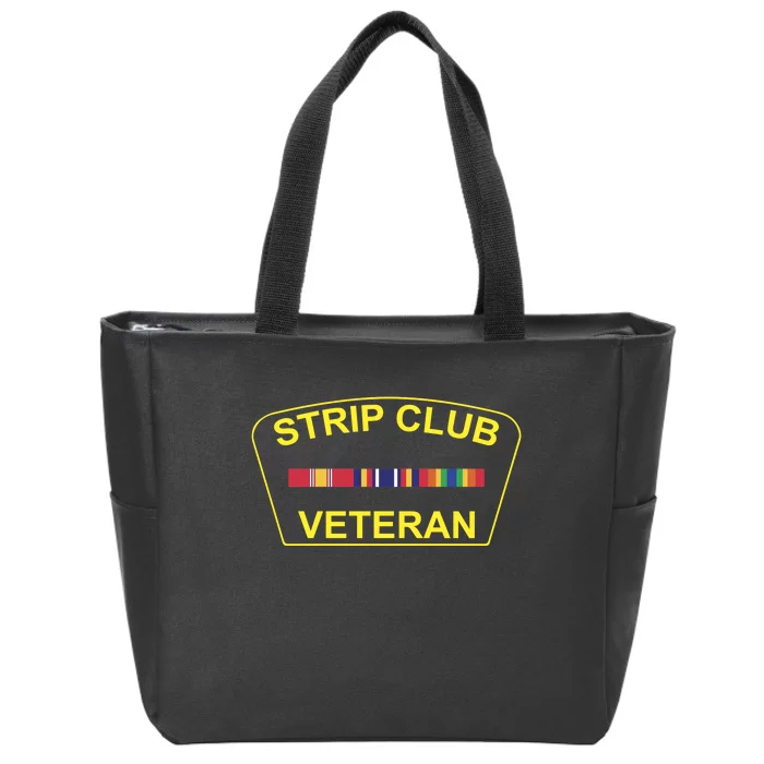 Military Strip Club Veteran Zip Tote Bag