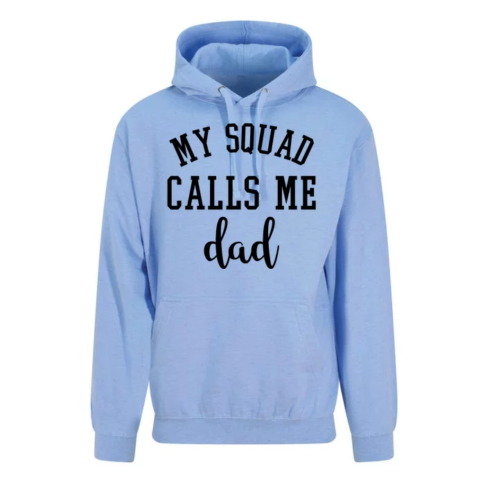 My Squad Calls Me Dad Unisex Surf Hoodie