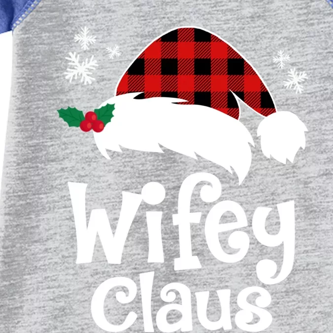 Mrs Santa Claus Funny Christmas Matching Couple Wife Fiance Gift Infant Baby Jersey Bodysuit