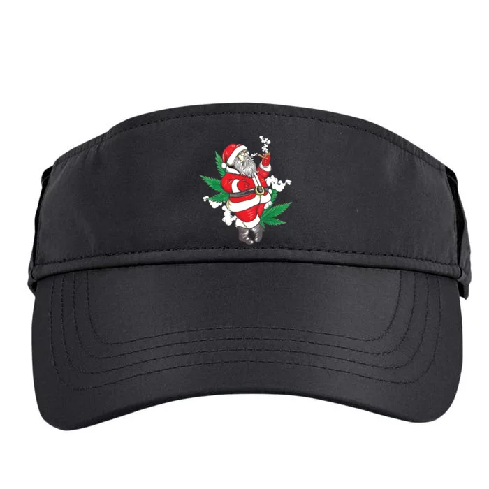 Marijuana Santa Claus Cannabis Weed 420 Christmas Gift Adult Drive Performance Visor