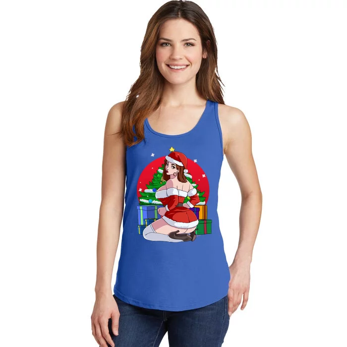 Mrs Santa Claus Sexy Mama Christmas Pajamas Xmas Gift Cute Gift Ladies Essential Tank