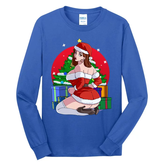 Mrs Santa Claus Sexy Mama Christmas Pajamas Xmas Gift Cute Gift Tall Long Sleeve T-Shirt