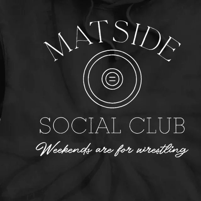 Matside Social Club Weekends Are For Wrestling Tie Dye Hoodie