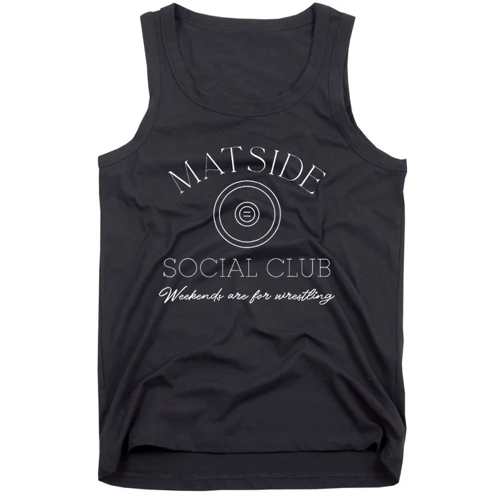 Matside Social Club Weekends Are For Wrestling Tank Top