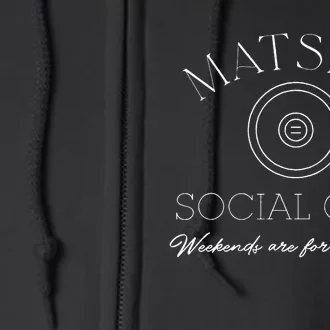 Matside Social Club Weekends Are For Wrestling Full Zip Hoodie