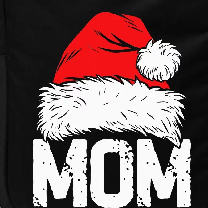 Mom Santa Christmas Family Matching Pajamas Mama Xmas Mother Short Sleeve Impact Tech Backpack