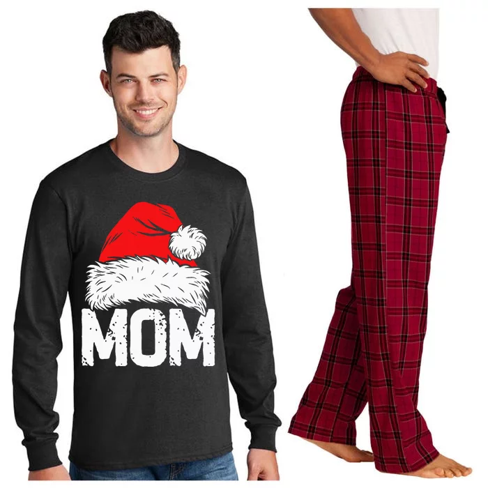 Mom Santa Christmas Family Matching Pajamas Mama Xmas Mother Short Sleeve Long Sleeve Pajama Set