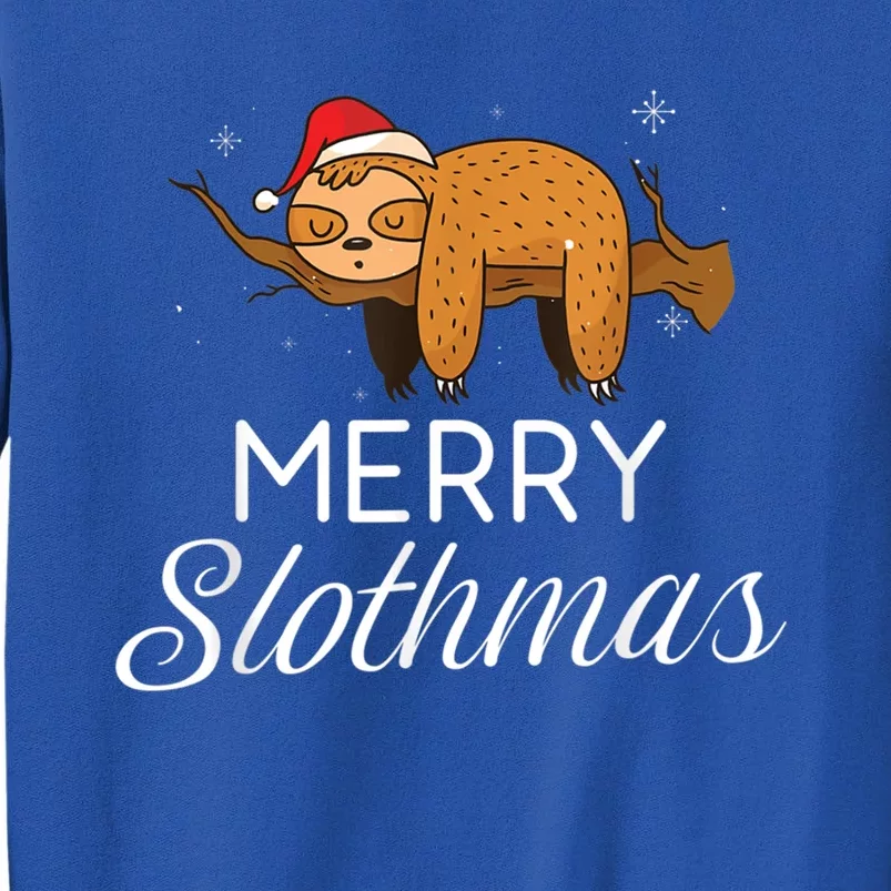 Merry Slothmas Christmas Funny Cute Sloth Gift Sweatshirt