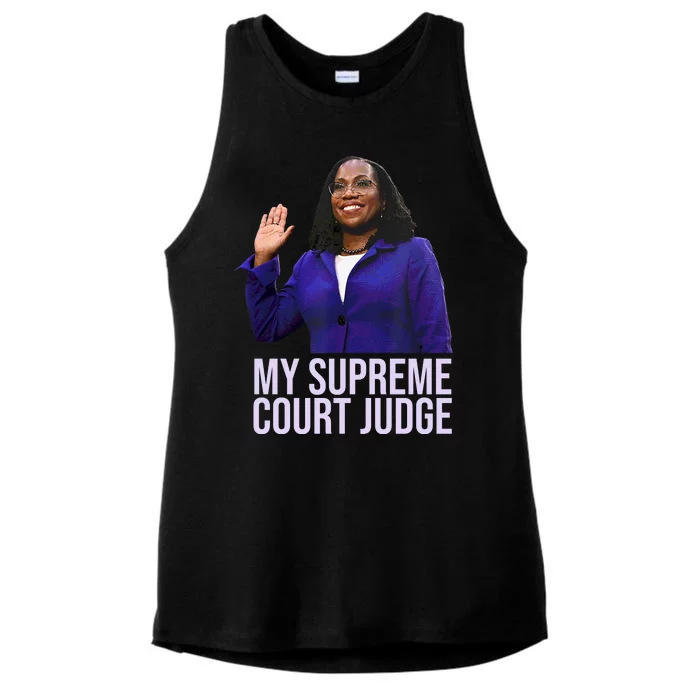 My Supreme Court Judge KBJ Ladies Tri-Blend Wicking Tank