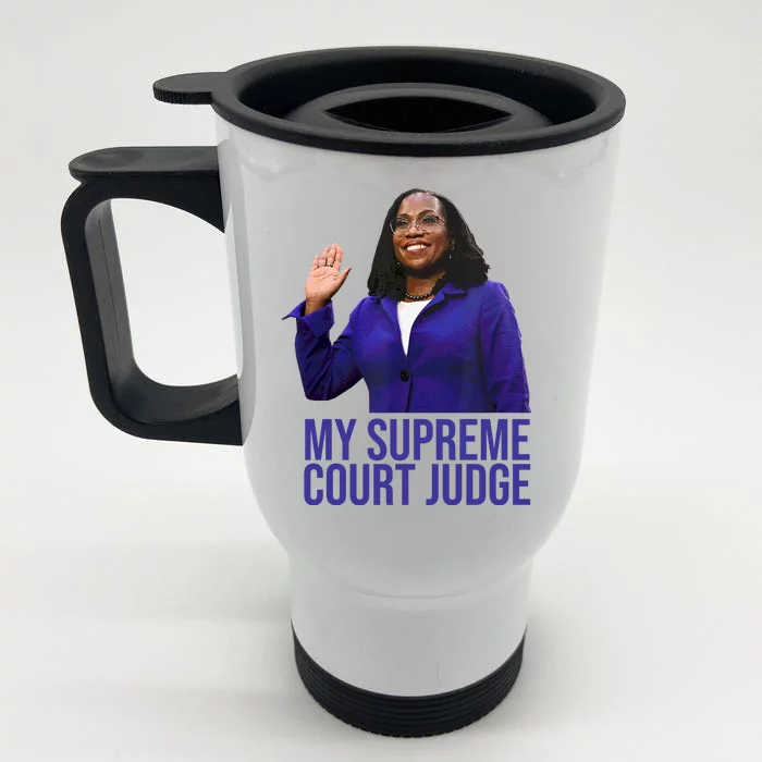 My Supreme Court Judge KBJ Front & Back Stainless Steel Travel Mug