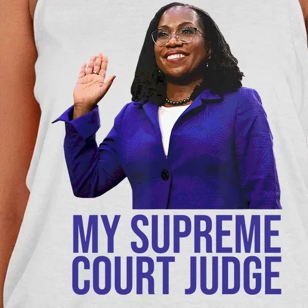 My Supreme Court Judge KBJ Women's Knotted Racerback Tank