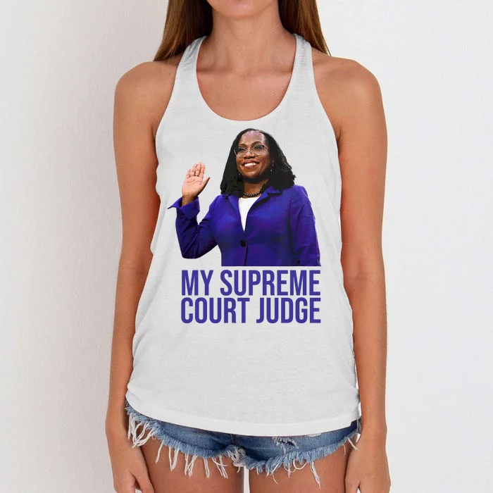 My Supreme Court Judge KBJ Women's Knotted Racerback Tank