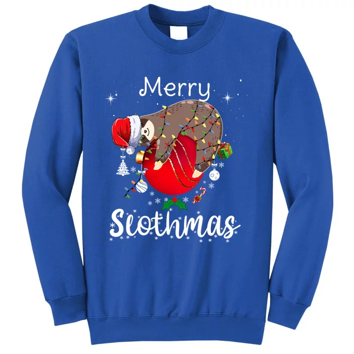 Merry Slothmas Christmas Pajama For Sloth Lovers Gift Sweatshirt