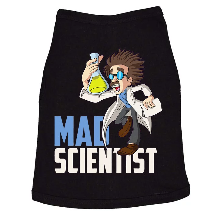 Mad Scientist Chemistry Chemist Humor Nerd Funny Science Doggie Tank