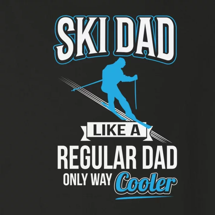 Men Ski Dad Funny Winter Sport Skiing Ski Gift For Men Toddler Long Sleeve Shirt