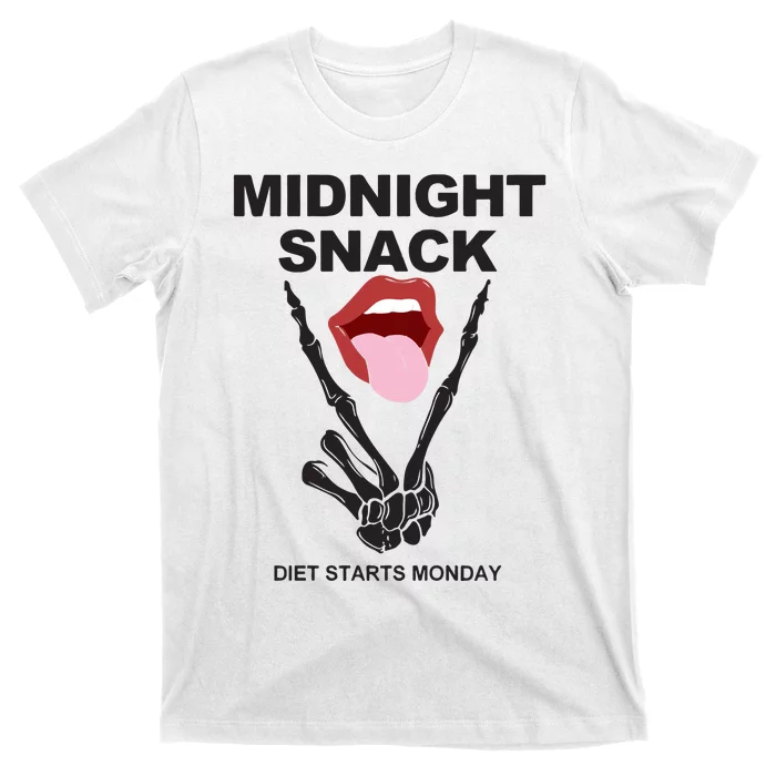 Midnight Snack Diet Starts Monday T-Shirt