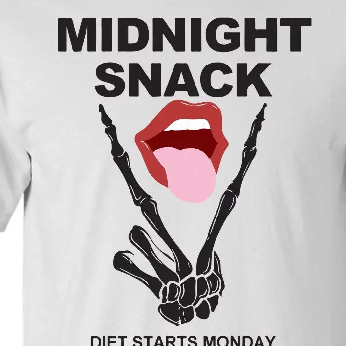 Midnight Snack Diet Starts Monday Tall T-Shirt