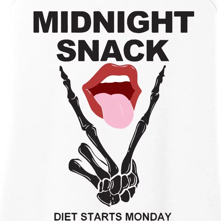 Midnight Snack Diet Starts Monday Ladies Essential Tank