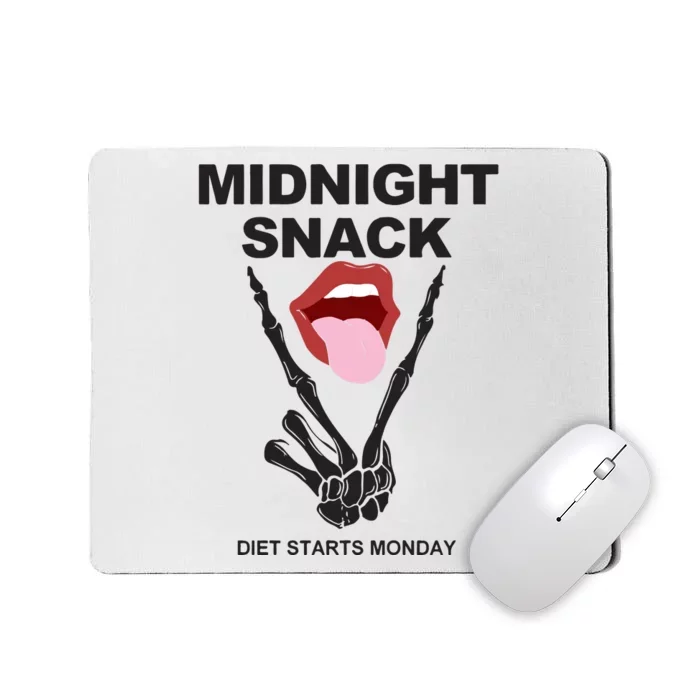 Midnight Snack Diet Starts Monday Mousepad