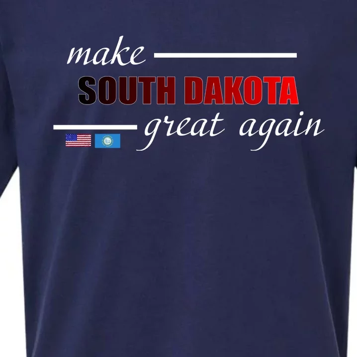 Make South Dakota Great Again Sueded Cloud Jersey T-Shirt