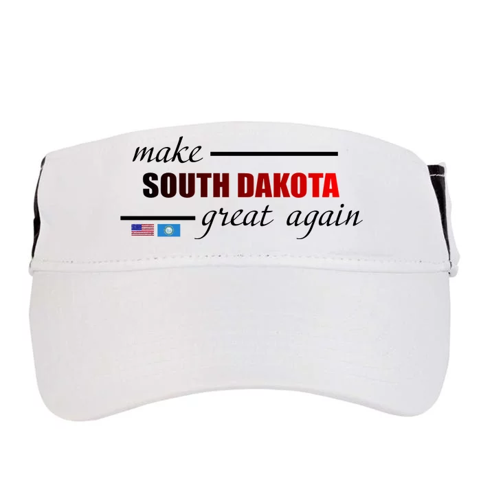 Make South Dakota Great Again Adult Drive Performance Visor