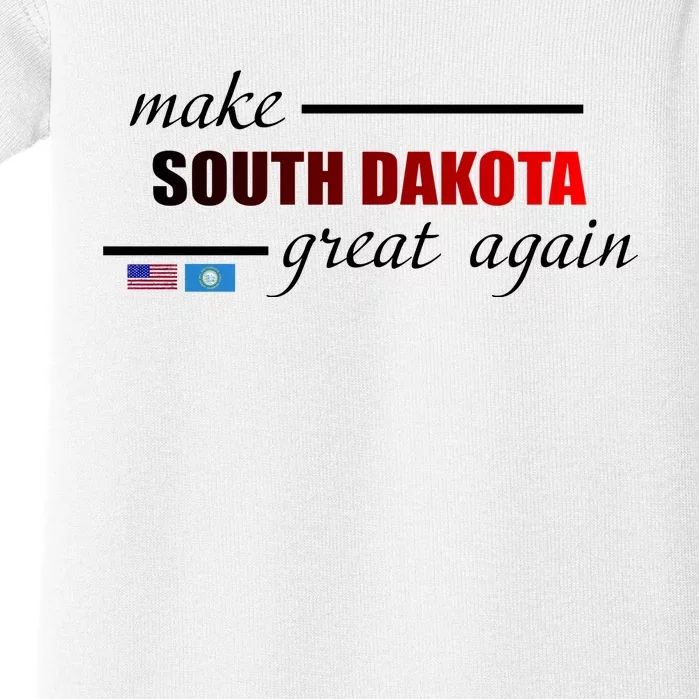 Make South Dakota Great Again Baby Bodysuit