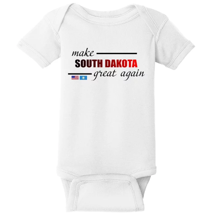 Make South Dakota Great Again Baby Bodysuit