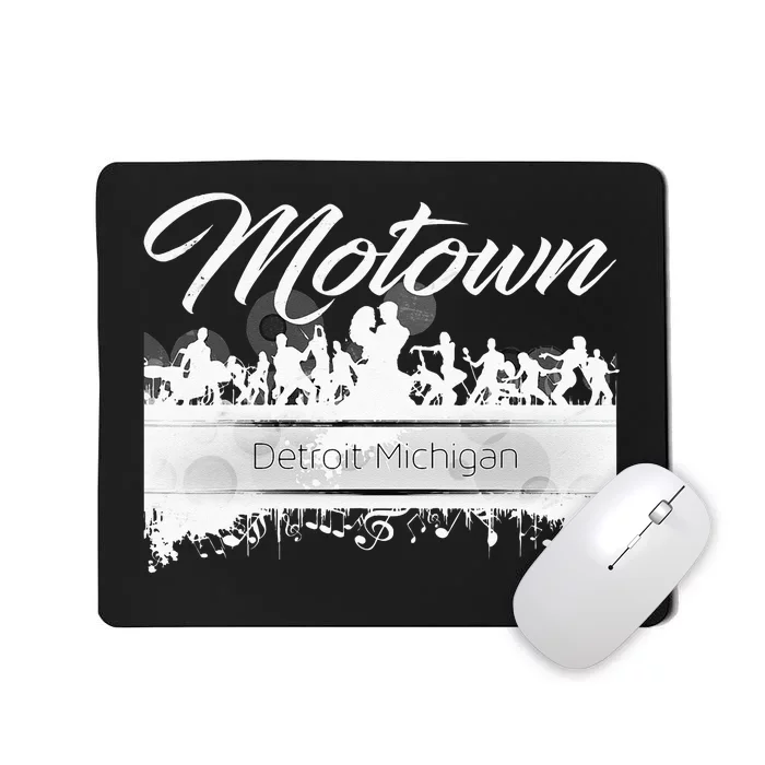 Motown Sound Detroit Michigan Distressed Vintage Mousepad