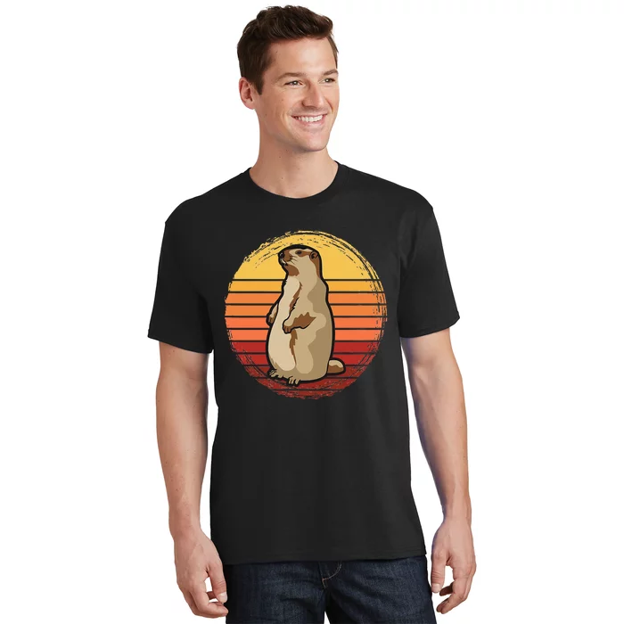 Marmot Sunset Design For Marmot Lovers T-Shirt