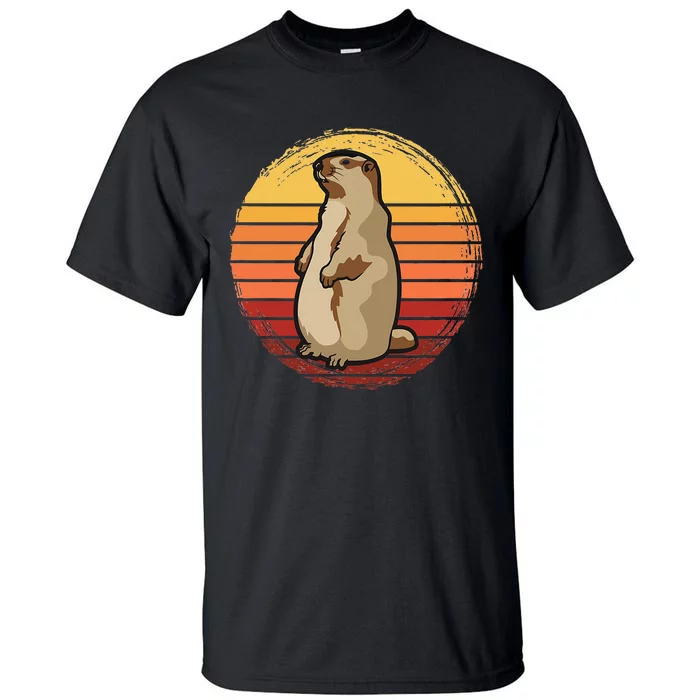 Marmot Sunset Design For Marmot Lovers Tall T-Shirt