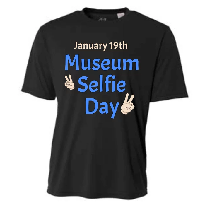 Museum Sie Day Funny Weird January Holidays Museum Lovers Gift Cooling Performance Crew T-Shirt