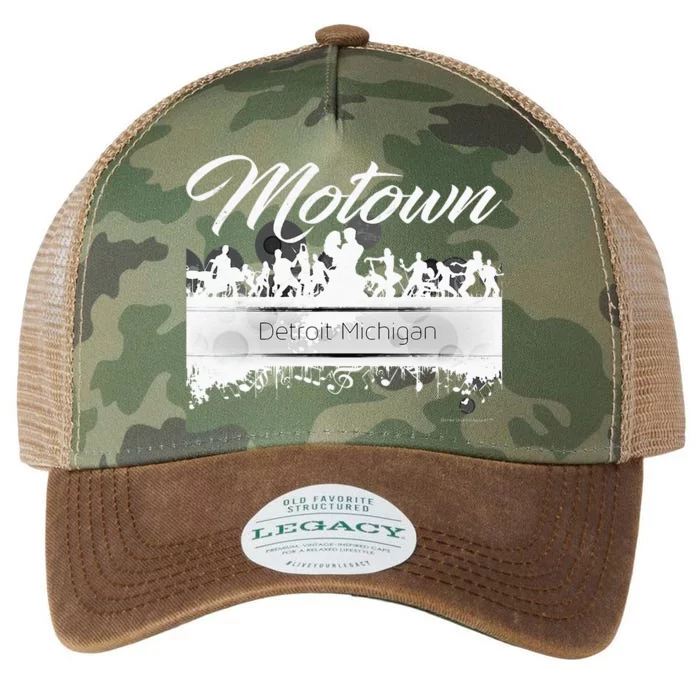 Motown Sound Detroit Michigan Distressed Vintage Legacy Tie Dye Trucker Hat