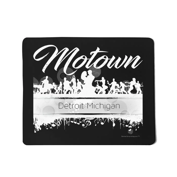 Motown Sound Detroit Michigan Distressed Vintage Mousepad