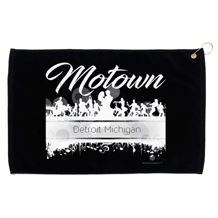 Motown Sound Detroit Michigan Distressed Vintage Grommeted Golf Towel