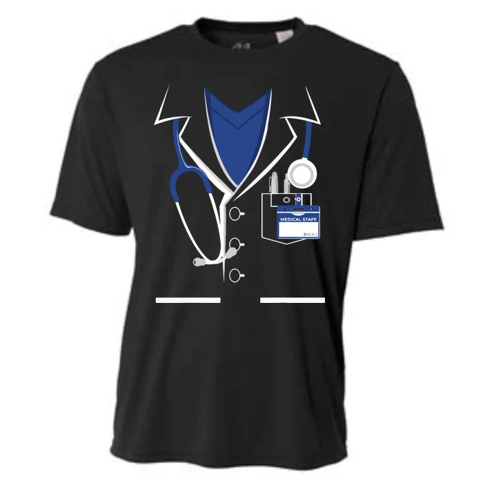 Medical Staff Doctor Costume Birthday Kids Doctor Halloween Cooling Performance Crew T-Shirt