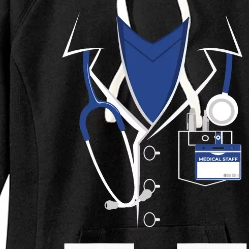 Medical Staff Doctor Costume Birthday Kids Doctor Halloween Women's Fleece Hoodie