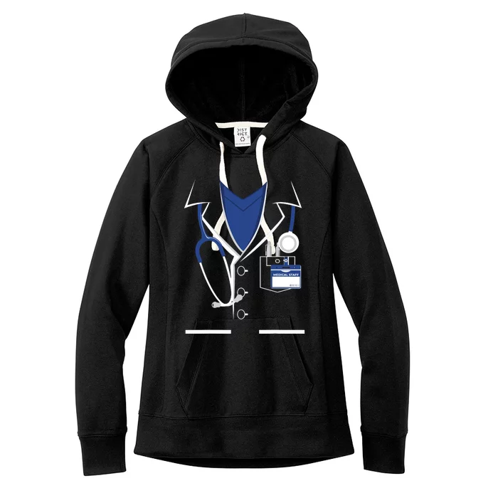 Medical Staff Doctor Costume Birthday Kids Doctor Halloween Women's Fleece Hoodie