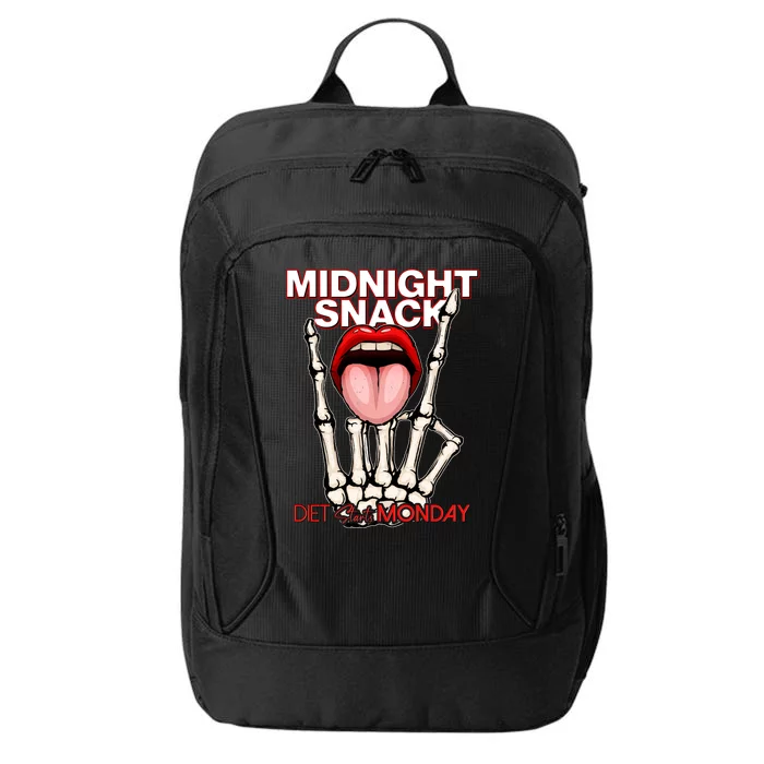 Midnight Snack Diet Starts Monday City Backpack