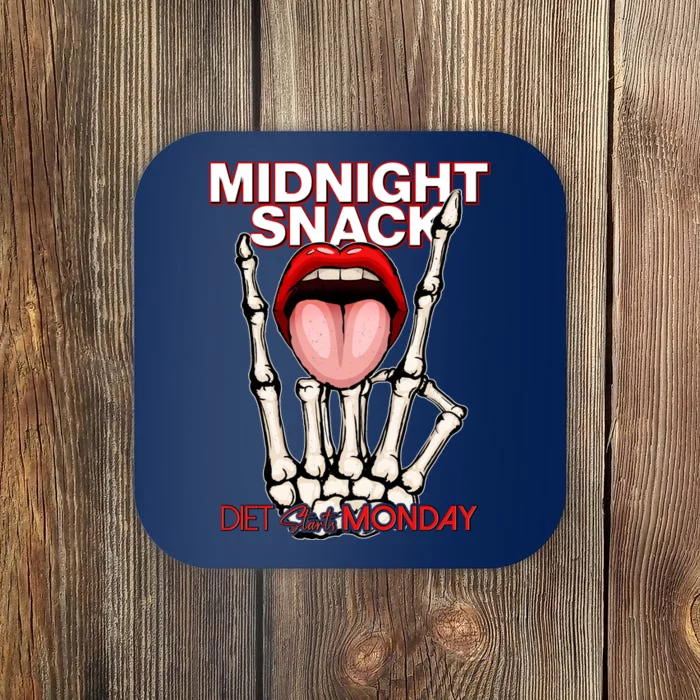 Midnight Snack Diet Starts Monday Coaster