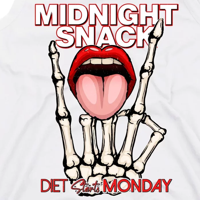 Midnight Snack Diet Starts Monday Tank Top