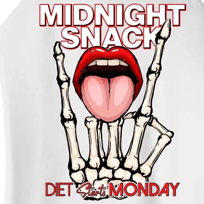 Midnight Snack Diet Starts Monday Women’s Perfect Tri Rocker Tank