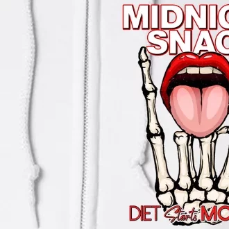 Midnight Snack Diet Starts Monday Full Zip Hoodie