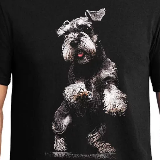 Miniature Schnauzer Dog Art Miniature Schnauzer Pajama Set