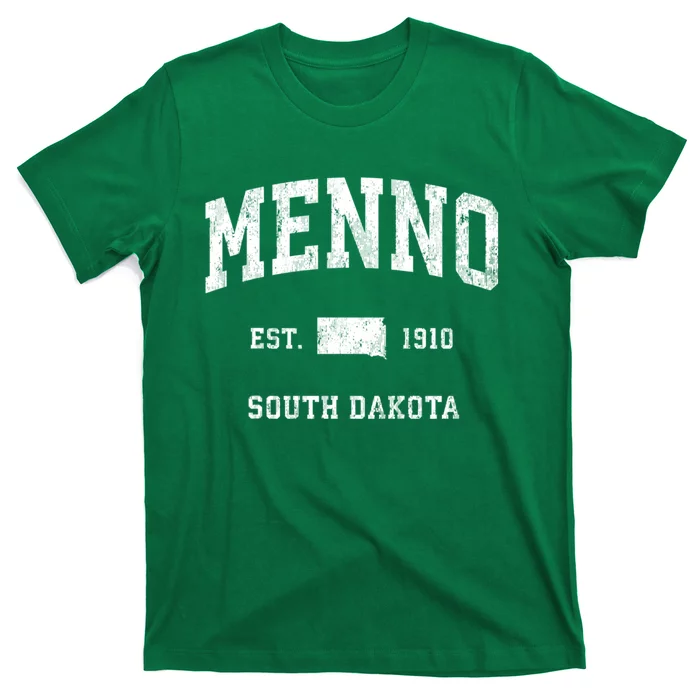 Menno South Dakota Sd Vintage Athletic T-Shirt